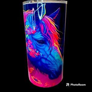 16oz horse tumbler